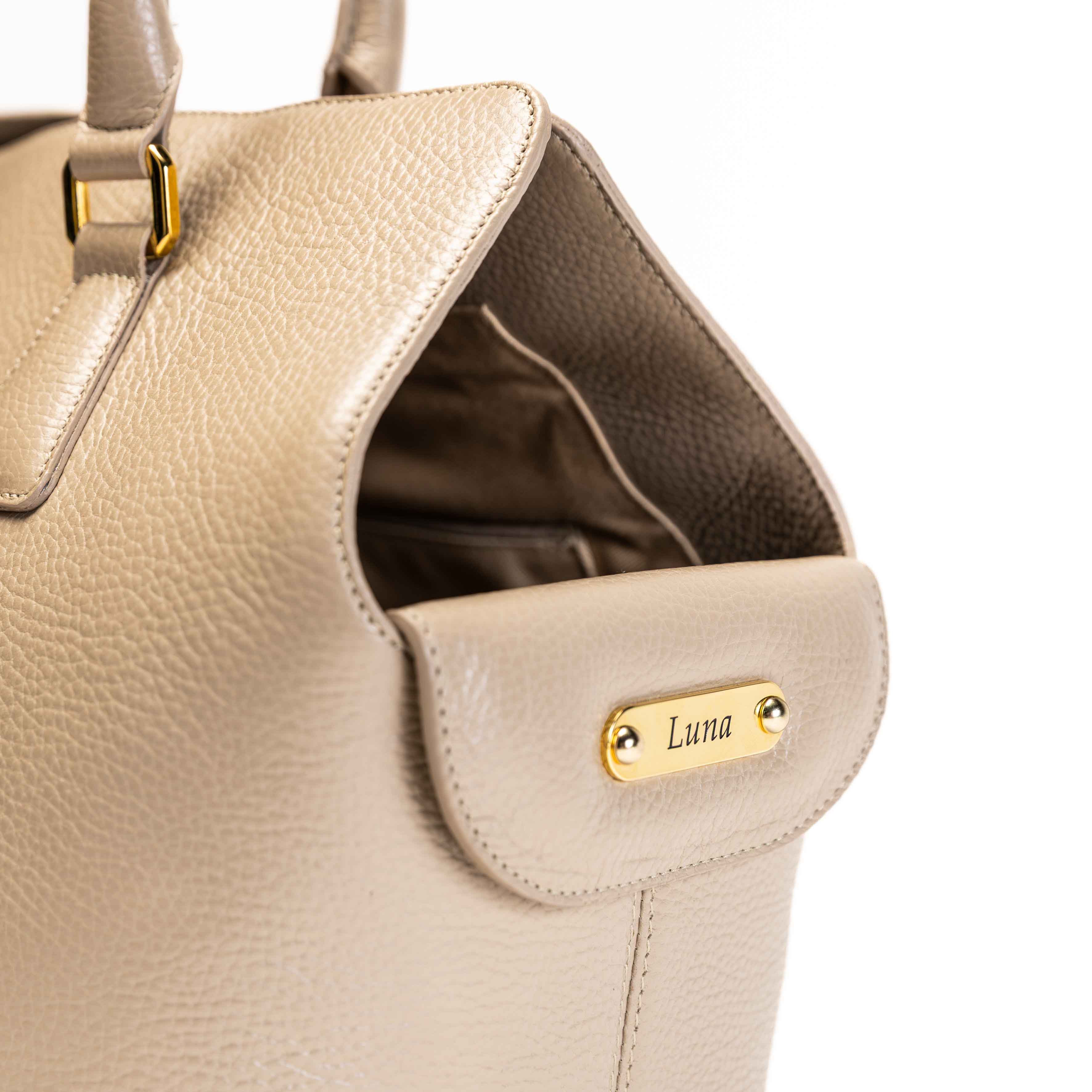 Placca nome personalizzabile - borsa di compagnia ARIA