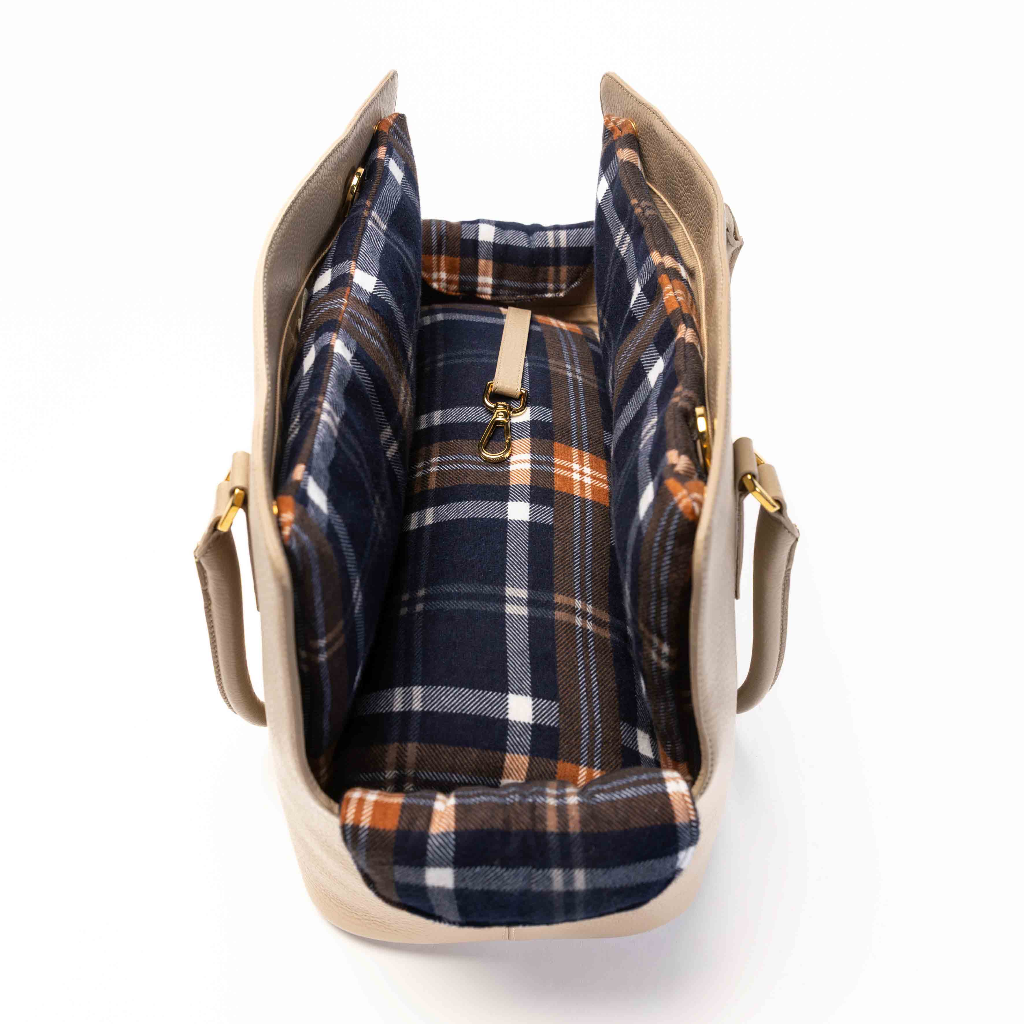 Interno borsa di compagnia ARIA - cuscino removibile stile CORTINA