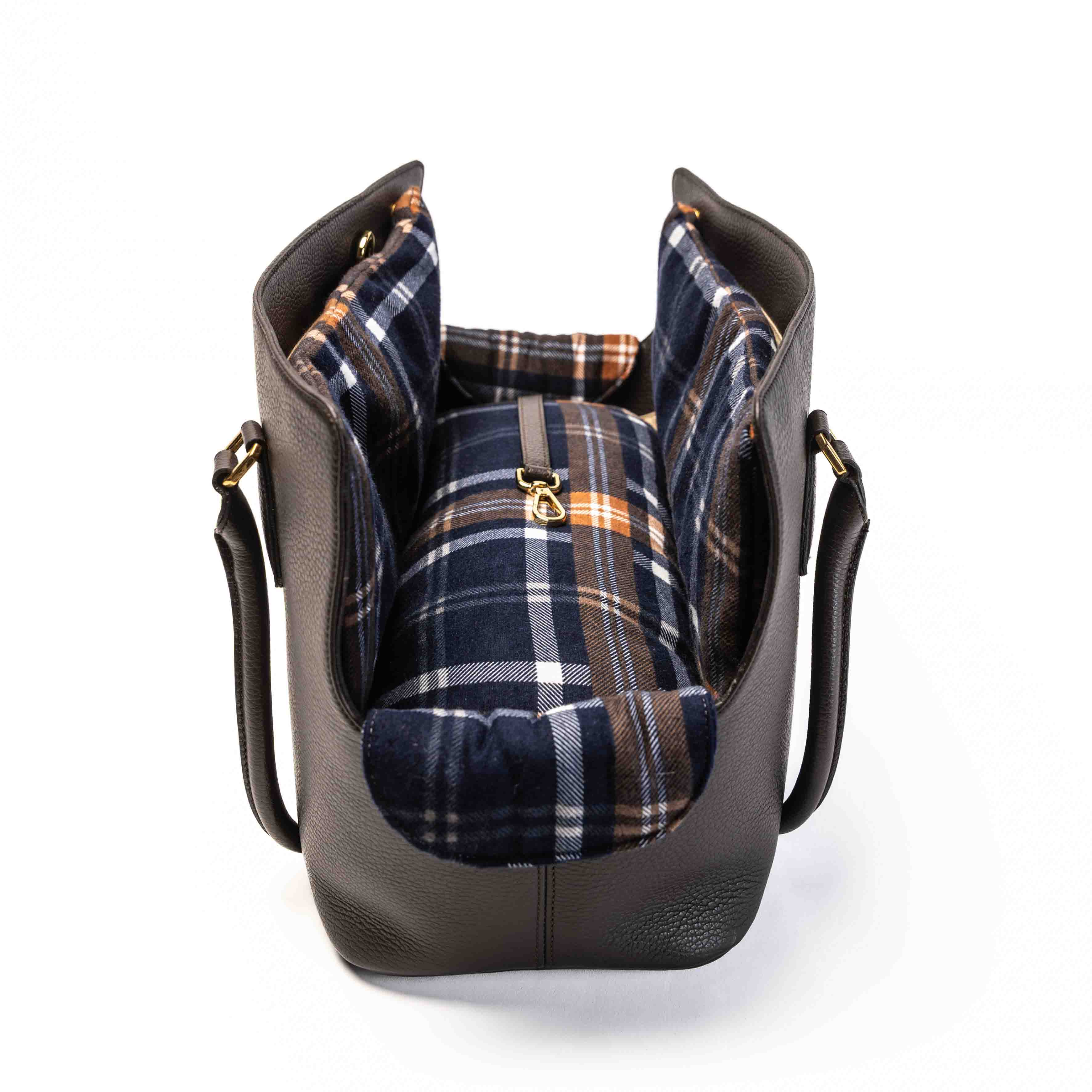 Interno borsa di compagnia ARIA - cuscino removibile stile CORTINA