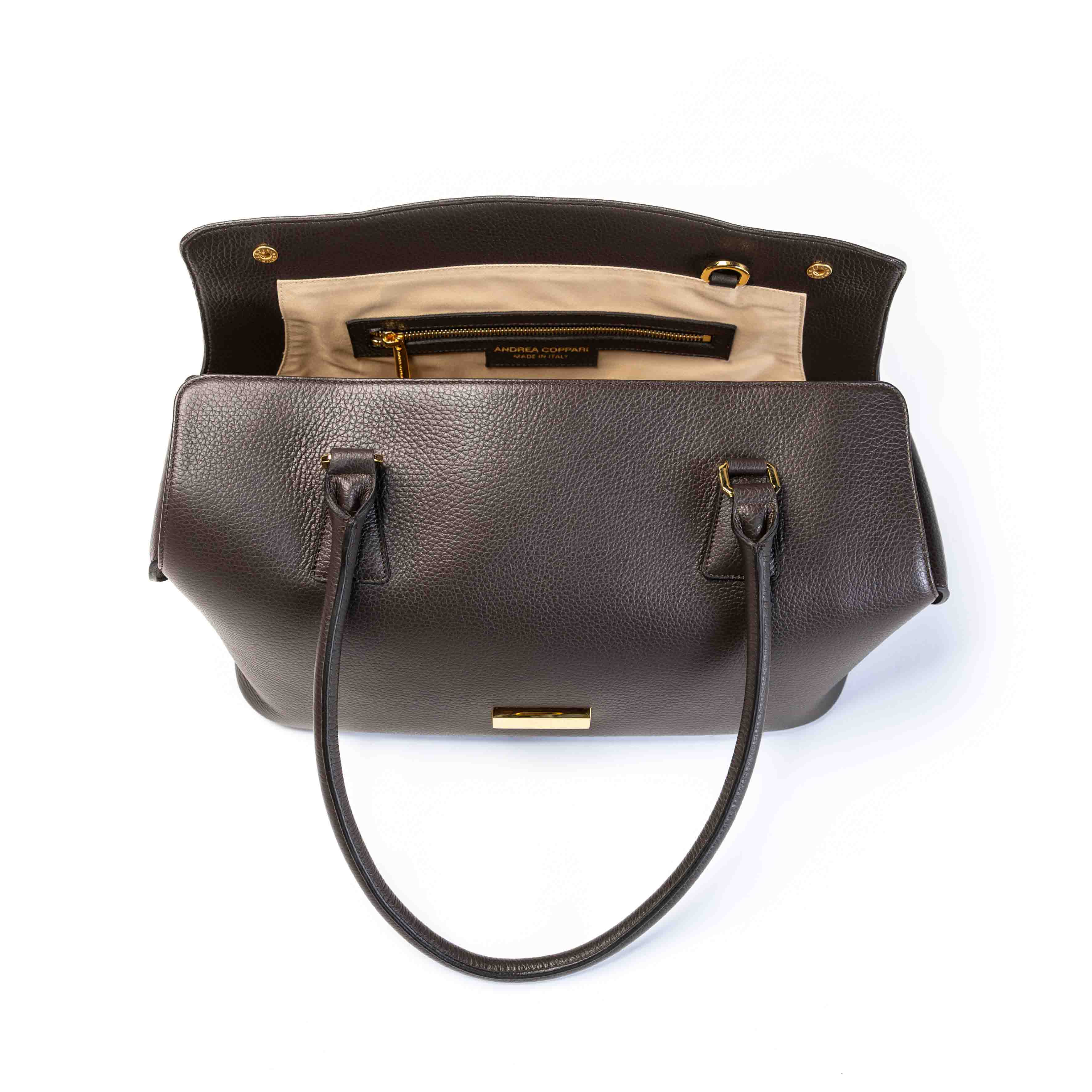 ARIA Luxury Dog Bag testa di moro - vista dall'alto - Andrea Coppari Milano